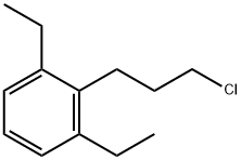 2,6-Diethyl(3-chloropropyl)benzene Structure