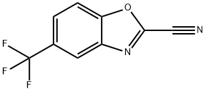 2-Benzoxazolecarbonitrile, 5-(trifluoromethyl)- Structure