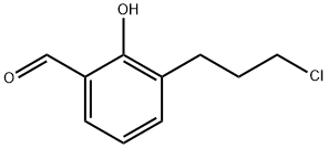 3-(3-Chloropropyl)-2-hydroxybenzaldehyde Structure