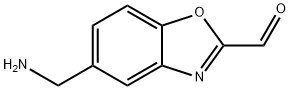 5-(Aminomethyl)benzo[d]oxazole-2-carboxaldehyde Structure