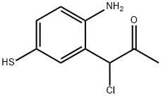 1-(2-Amino-5-mercaptophenyl)-1-chloropropan-2-one Structure