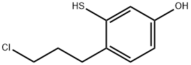 4-(3-Chloropropyl)-3-mercaptophenol Structure