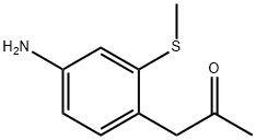 1-(4-Amino-2-(methylthio)phenyl)propan-2-one 구조식 이미지