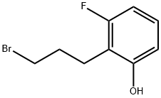 2-(3-Bromopropyl)-3-fluorophenol Structure