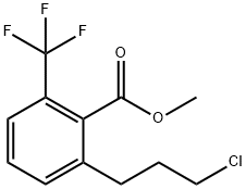 Methyl 2-(3-chloropropyl)-6-(trifluoromethyl)benzoate Structure