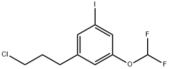 1-(3-Chloropropyl)-3-(difluoromethoxy)-5-iodobenzene Structure