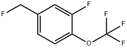 1-Fluoro-5-fluoromethyl-2-(trifluoromethoxy)benzene Structure