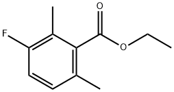 Benzoic acid, 3-fluoro-2,6-dimethyl-, ethyl ester Structure