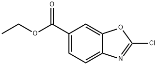 6-Benzoxazolecarboxylic acid, 2-chloro-, ethyl ester Structure