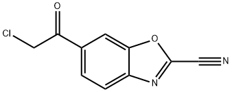 6-(2-Chloroacetyl)-2-cyanobenzo[d]oxazole Structure