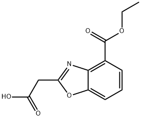 Ethyl 2-(carboxymethyl)benzo[d]oxazole-4-carboxylate Structure