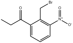 1-(2-(Bromomethyl)-3-nitrophenyl)propan-1-one Structure