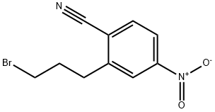 2-(3-Bromopropyl)-4-nitrobenzonitrile Structure