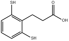 2,6-Dimercaptophenylpropanoic acid Structure