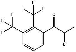 1-Propanone, 1-[2,3-bis(trifluoromethyl)phenyl]-2-bromo- Structure