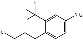 4-(3-Chloropropyl)-3-(trifluoromethyl)aniline Structure