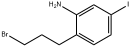 2-(3-Bromopropyl)-5-iodoaniline Structure