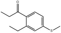 1-(2-Ethyl-4-(methylthio)phenyl)propan-1-one Structure