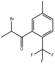 2-(2-Bromopropanoyl)-4-methylbenzotrifluoride Structure