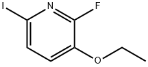 Pyridine, 3-ethoxy-2-fluoro-6-iodo- Structure