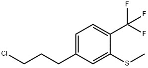 4-(3-Chloropropyl)-2-(methylthio)benzotrifluoride Structure