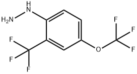 5-(Trifluoromethoxy)-2-hydrazinylbenzotrifluoride Structure