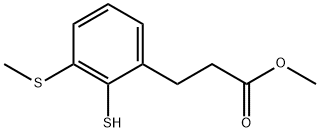 Methyl 3-(2-mercapto-3-(methylthio)phenyl)propanoate Structure