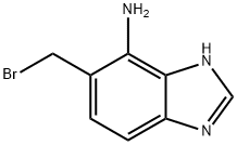 4-Amino-5-bromomethyl-1H-benzimidazole Structure