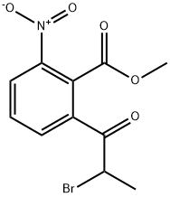 Methyl 2-(2-bromopropanoyl)-6-nitrobenzoate Structure