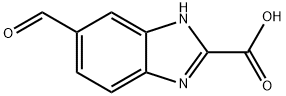 5-Formyl-1H-benzimidazole-2-carboxylic acid Structure