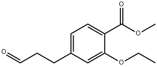 Methyl 2-ethoxy-4-(3-oxopropyl)benzoate Structure