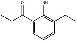 1-(3-Ethyl-2-mercaptophenyl)propan-1-one 구조식 이미지