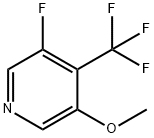 3-Fluoro-5-methoxy-4-(trifluoromethyl)pyridine Structure