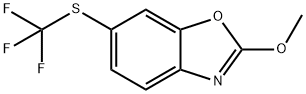 2-Methoxy-6-(trifluoromethylthio)benzo[d]oxazole Structure