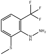 3-(Methylthio)-2-hydrazinylbenzotrifluoride Structure