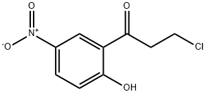 2-(3-Chloropropanoyl)-4-nitrophenol Structure