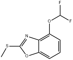 4-(Difluoromethoxy)-2-(methylthio)benzo[d]oxazole Structure