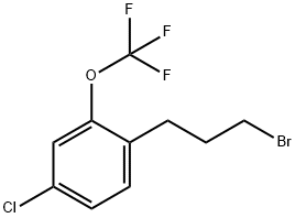 1-(3-Bromopropyl)-4-chloro-2-(trifluoromethoxy)benzene Structure