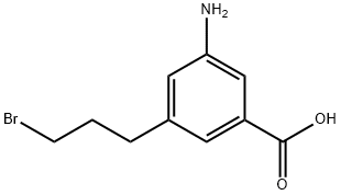 3-Amino-5-(3-bromopropyl)benzoic acid Structure