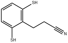 2,6-Dimercaptophenylpropanenitrile Structure