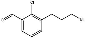 3-(3-Bromopropyl)-2-chlorobenzaldehyde Structure