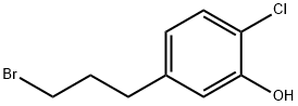 5-(3-Bromopropyl)-2-chlorophenol Structure