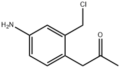 1-(4-Amino-2-(chloromethyl)phenyl)propan-2-one 구조식 이미지
