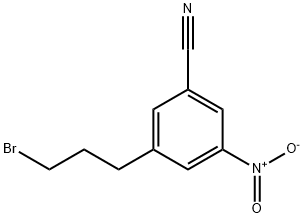 3-(3-Bromopropyl)-5-nitrobenzonitrile Structure