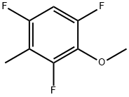 Benzene, 1,3,5-trifluoro-2-methoxy-4-methyl- Structure