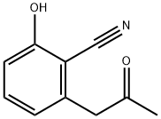 2-Hydroxy-6-(2-oxopropyl)benzonitrile Structure