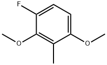 Benzene, 1-fluoro-2,4-dimethoxy-3-methyl- Structure