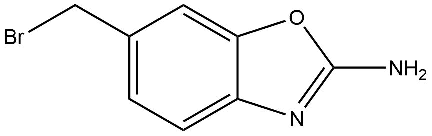 6-(Bromomethyl)-2-benzoxazolamine Structure