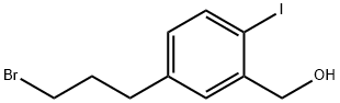 5-(3-Bromopropyl)-2-iodobenzylalcohol Structure