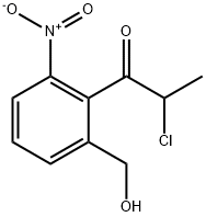 2-(2-Chloropropanoyl)-3-nitrobenzylalcohol Structure